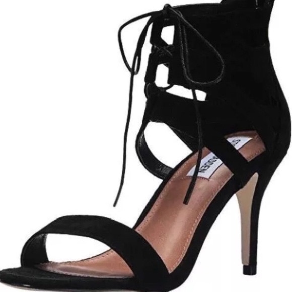 Steve Madden Shoes - Steve Madden Frankii black suede lace up heel